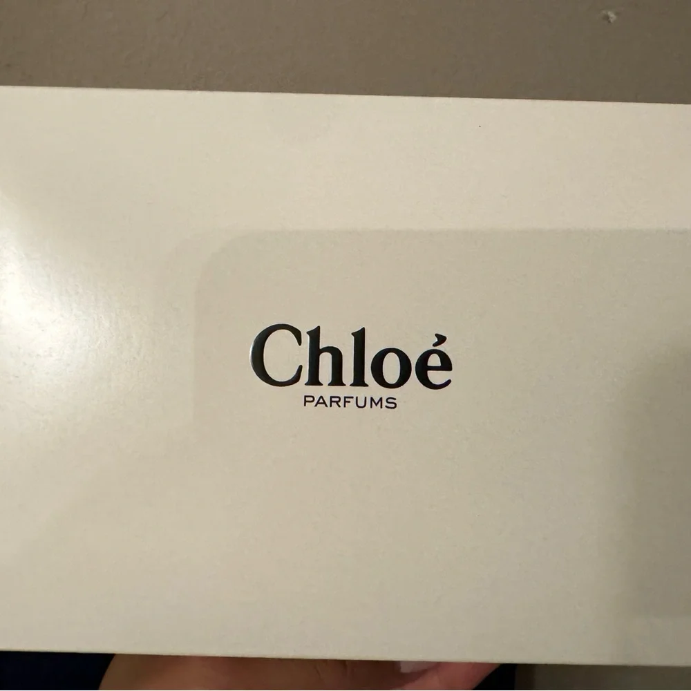 Chloe Burgundy Leather Clutch with Gold Buckle - Picture 2 of 7